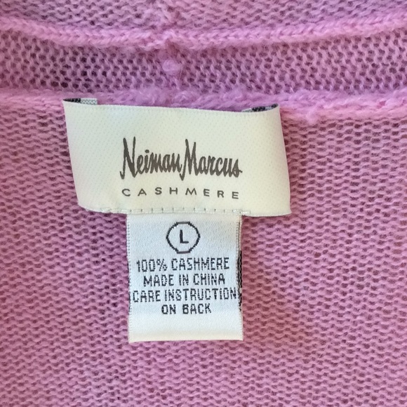 HP🎉Neiman Marcus Cashmere Ruffle Cardigan - Large - Picture 2 of 4